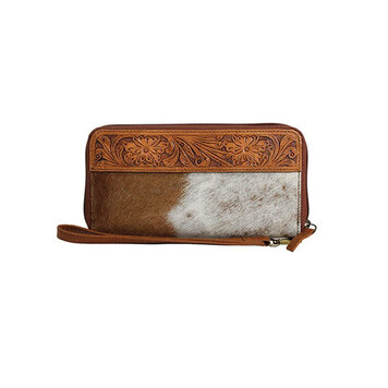 Nocona Kimberly Hair On Zipper Wallet