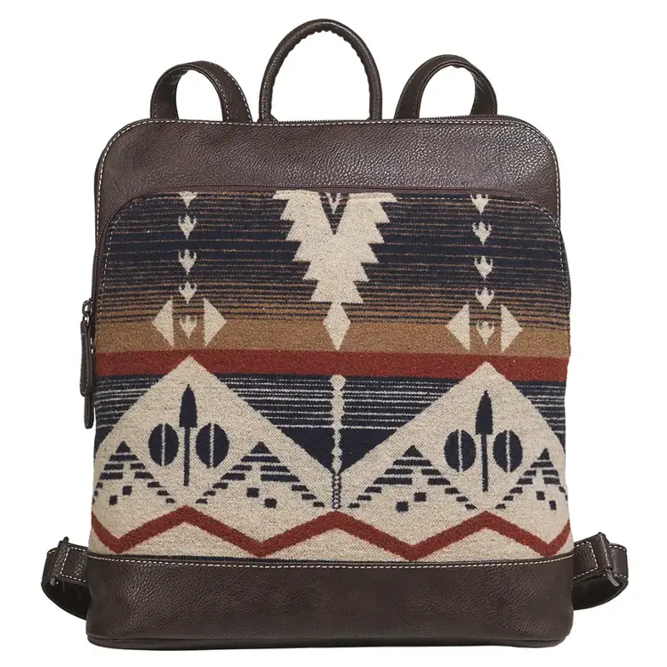 Nocona Jolene Southwest Backpack Chocolate