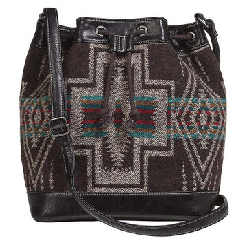 Nocona Charlene Bucket Bag Black