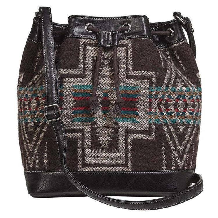 Nocona Charlene Bucket Bag Black