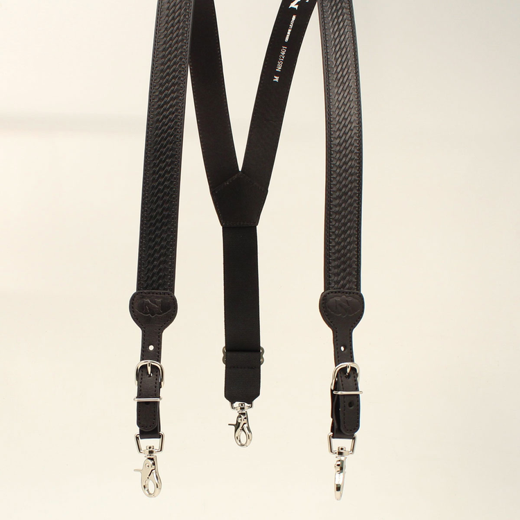 Nocona Leather Gallus Suspender Black