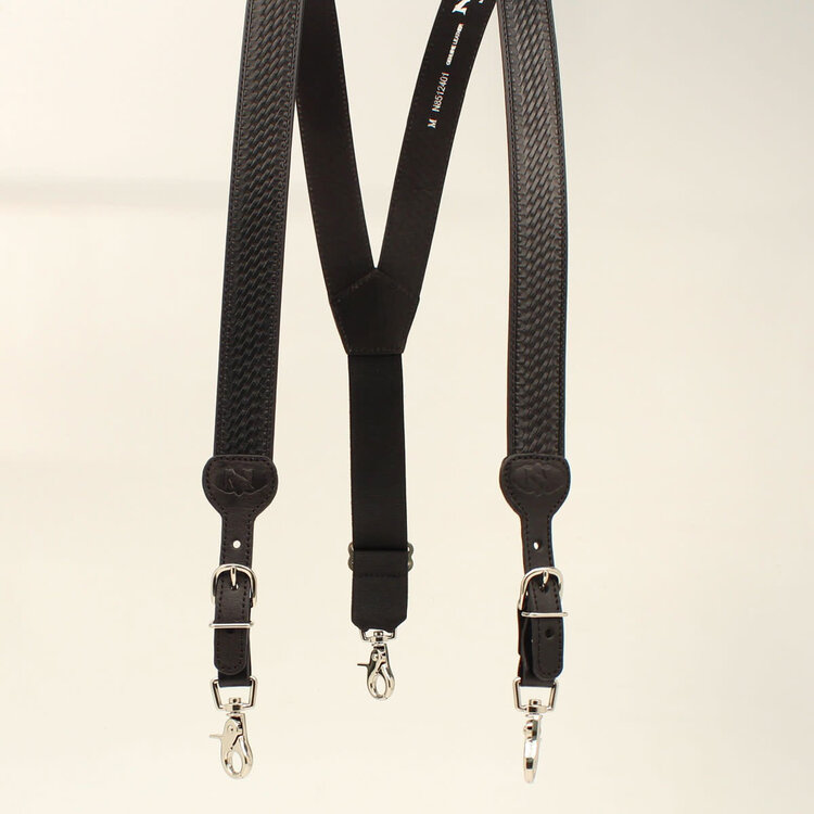 Nocona Leather Gallus Suspender Black