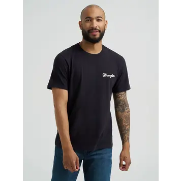 Wrangler Neon Steer Graphic Tee Black