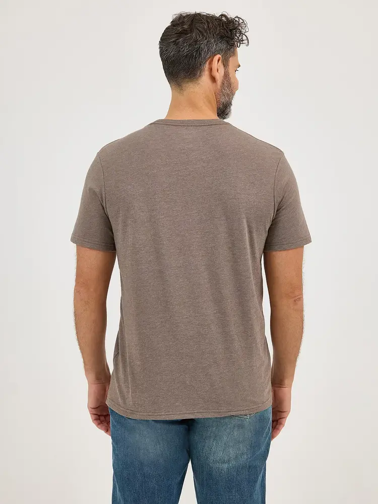 Wrangler Longhorn Graphic Tee Morel Brown