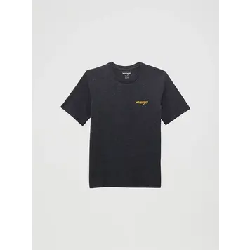 Wrangler Youth Let R Buck Graphic Tee Washed Black