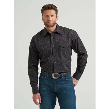 Wrangler 20X Advanced Comfort Snap Black Paisley