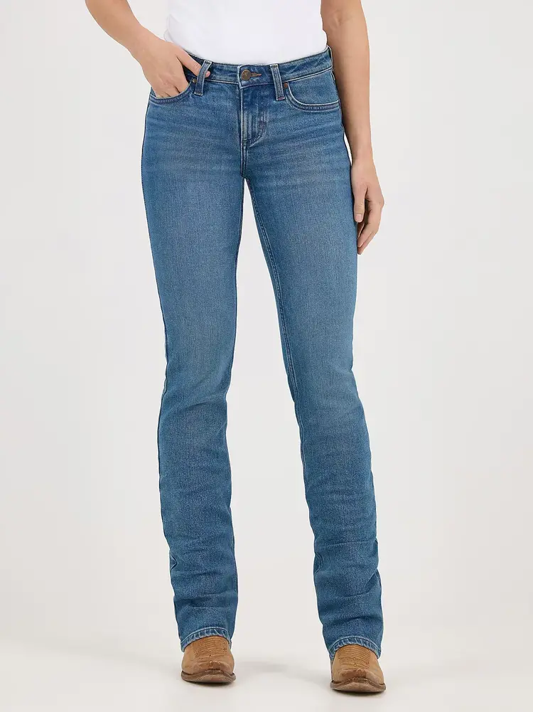 Wrangler Retro Mae Mid Rise Bootcut Dahlia