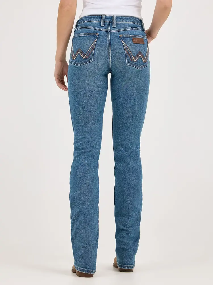 Wrangler Retro Mae Mid Rise Bootcut Dahlia