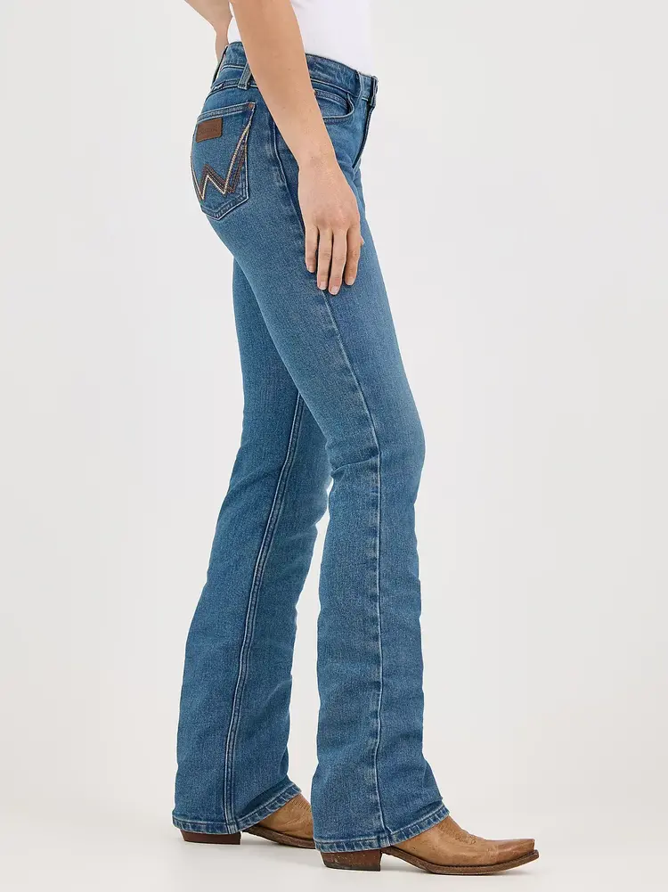 Wrangler Retro Mae Mid Rise Bootcut Dahlia