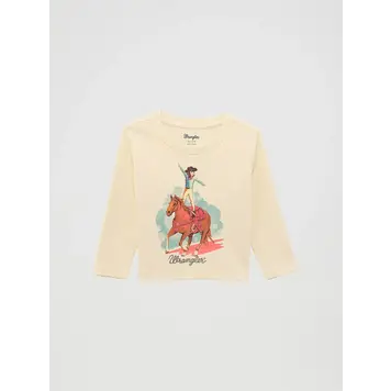 Wrangler Infant Toddle Tee Cowgirl White