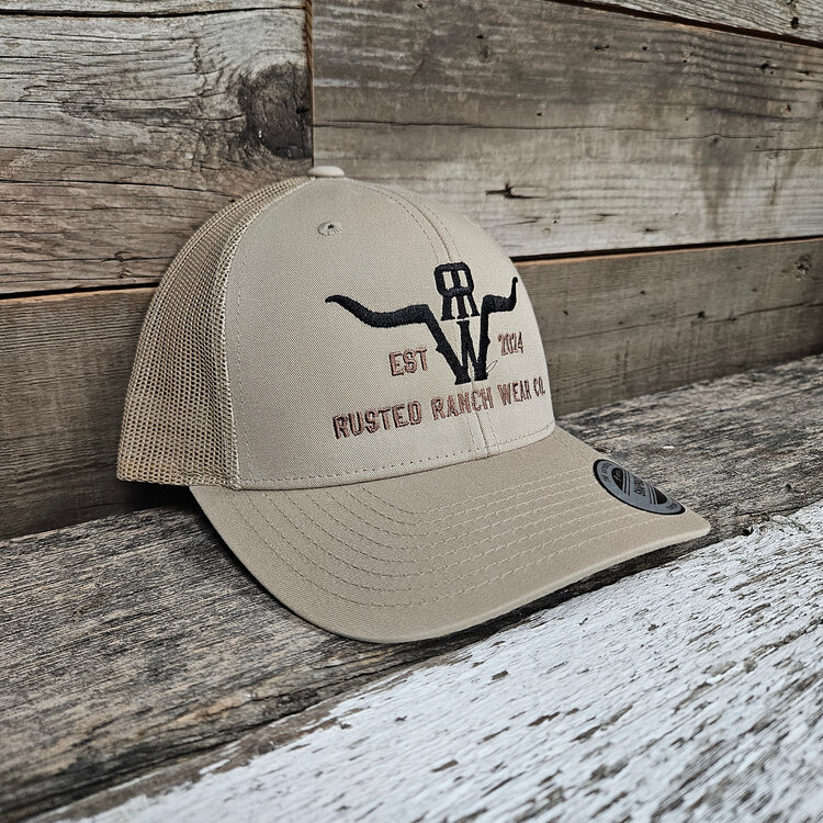 Rusted Ranch Wear RRW Cap Khaki/Black