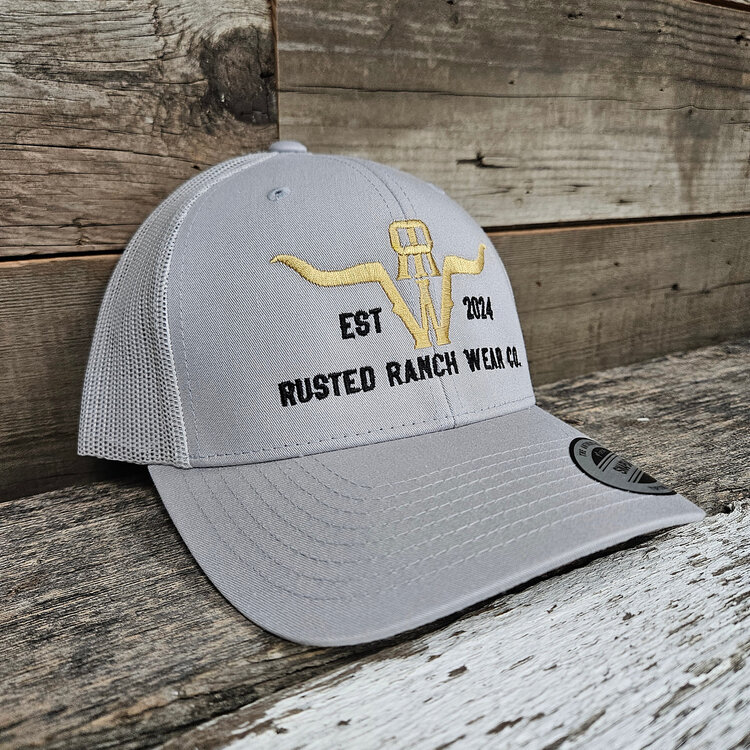 Rusted Ranch Wear RRW Cap Silver/Gold