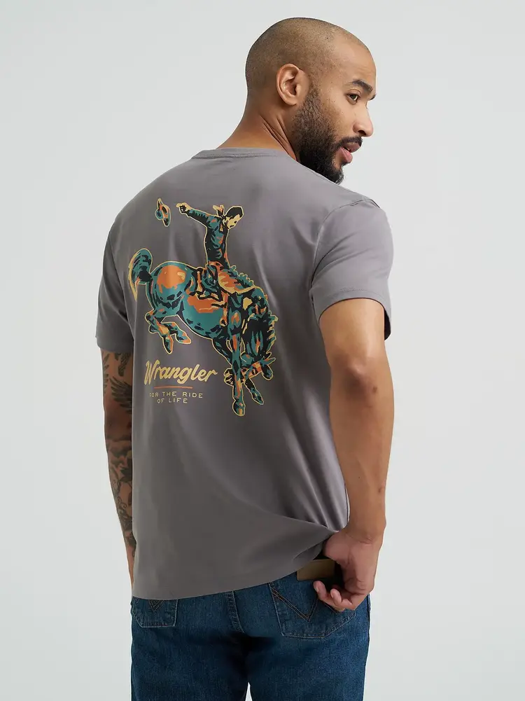 Wrangler Hang On Tee Quiet Shade