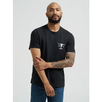 Wrangler Steer Checotah Tee Black