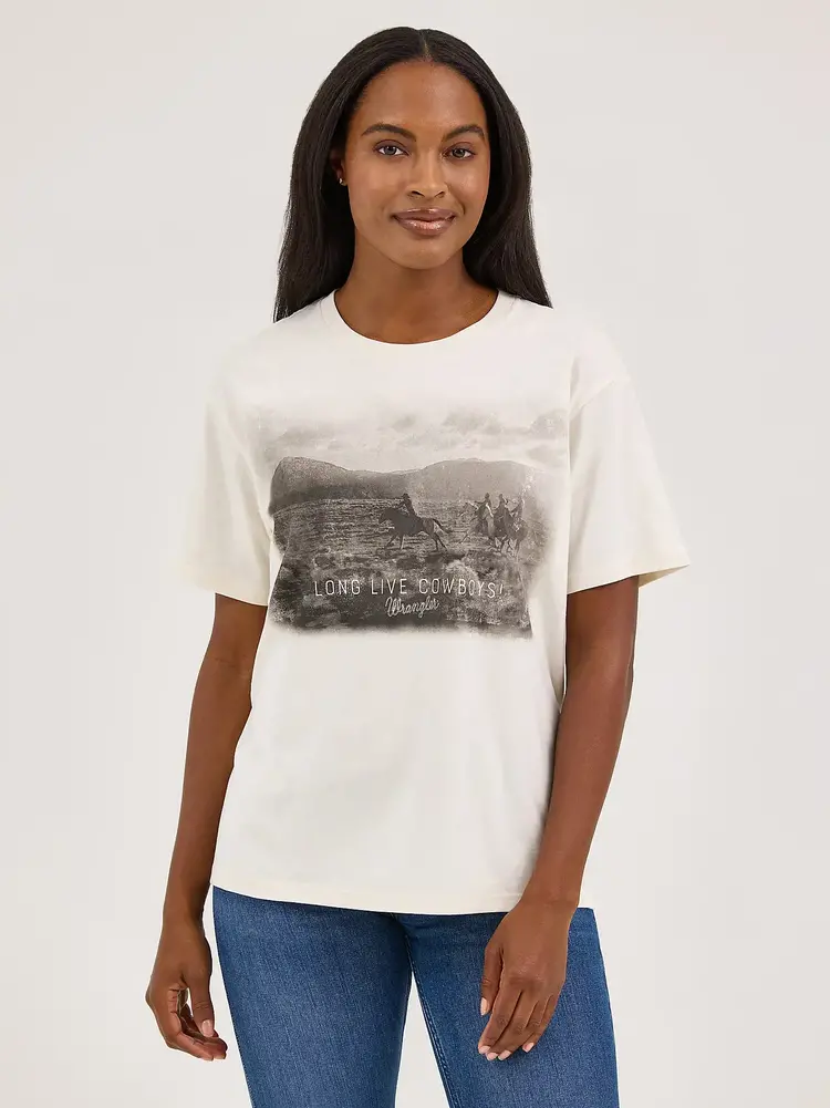 Wrangler Madrush Graphic Tee White