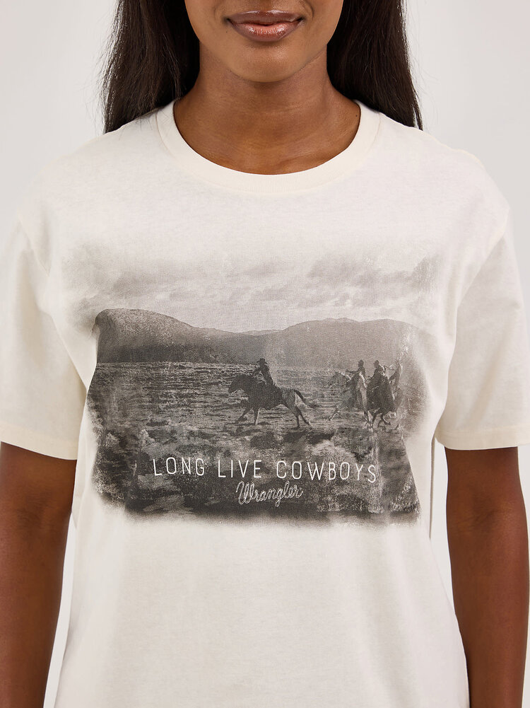 Wrangler Madrush Graphic Tee White