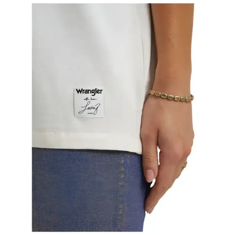 Wrangler Lainey Wilson Country Is Cool Tee White Gold