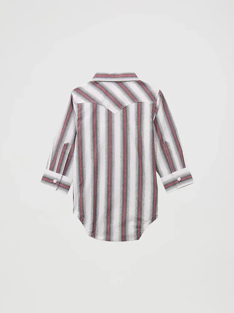 Wrangler Infant Bodysuit Brushpopper Red Stripe