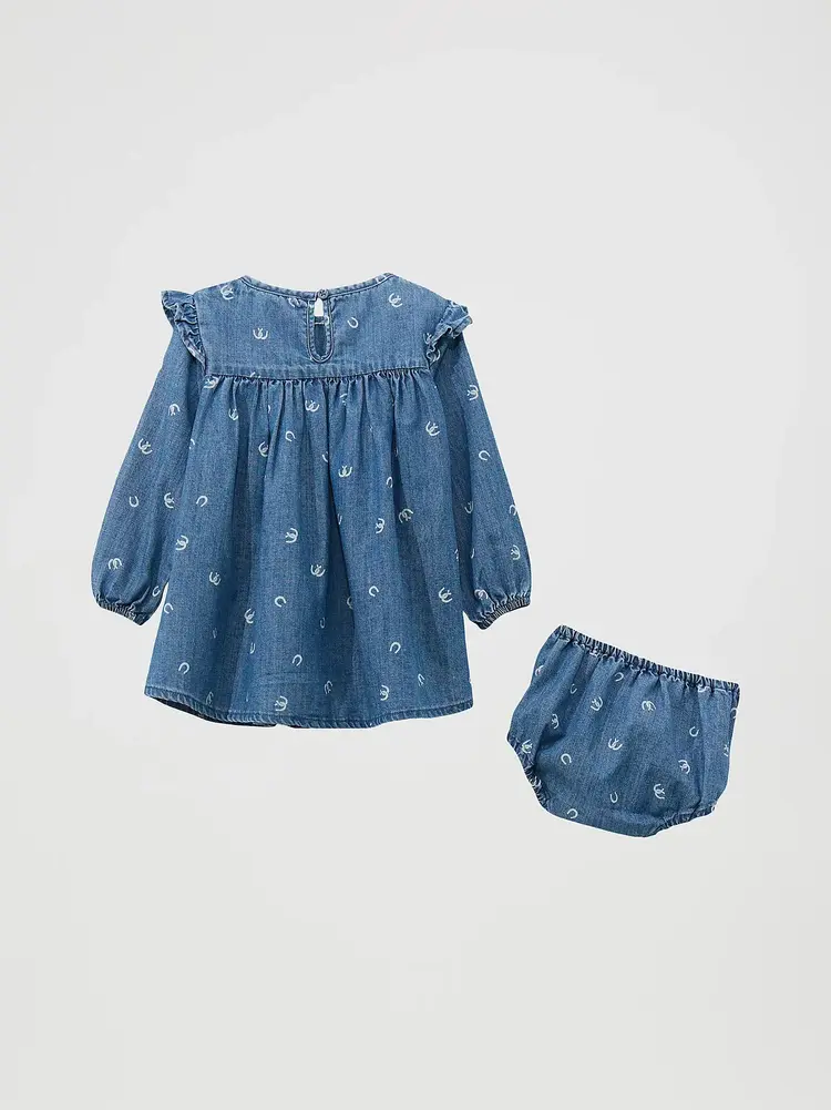 Wrangler Infant Toddler Denim Trapeze Dress