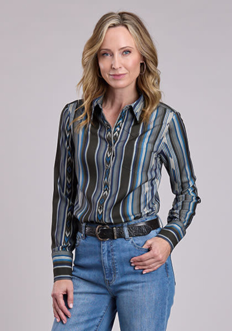 Stetson Olive Serape Blouse
