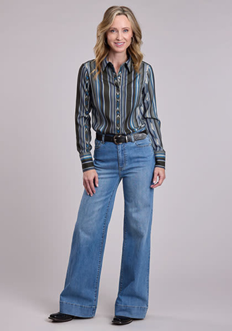 Stetson Olive Serape Blouse