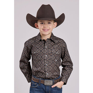 Roper Youth Bronze Medallion Snap