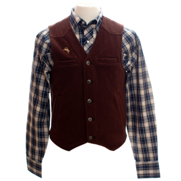 Wyoming Traders Wyoming Wool Vest Brown