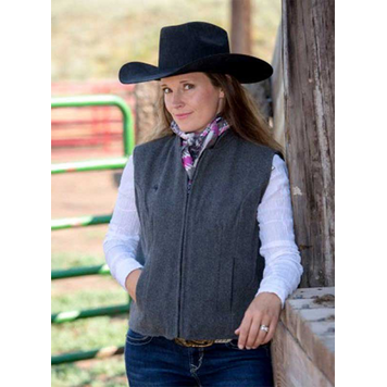Wyoming Traders Charcoal Sierra Wool Vest