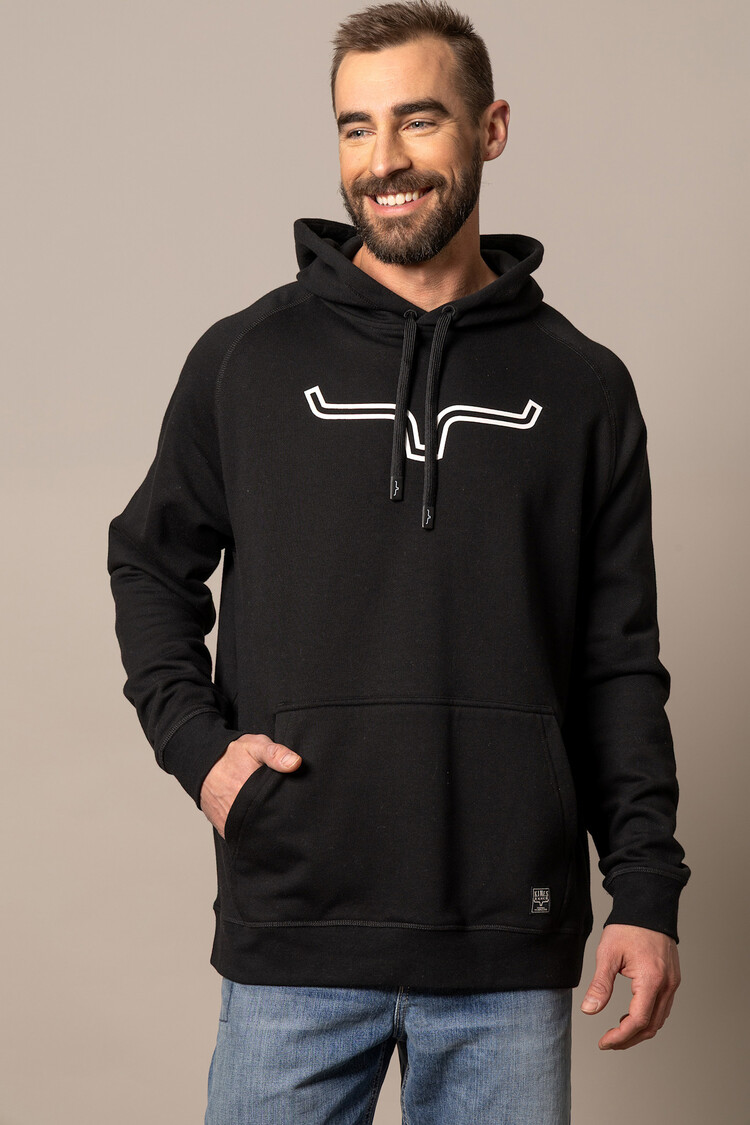 Kimes Ranch Outlier Hoodie Black White