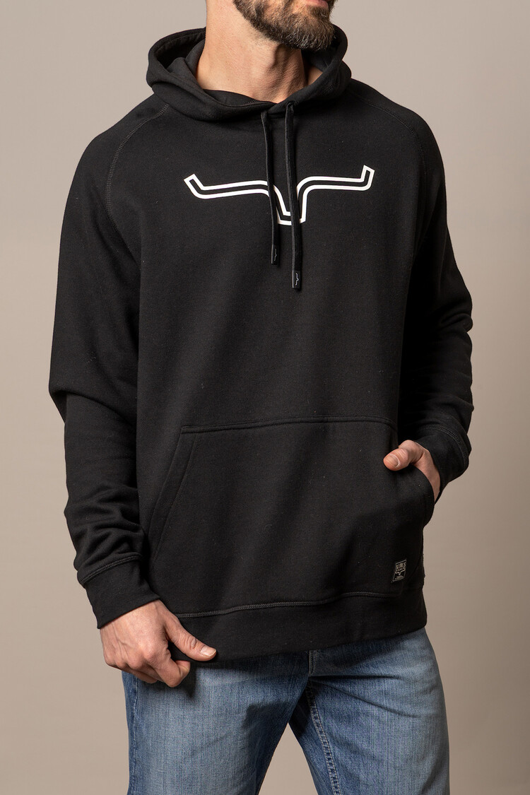 Kimes Ranch Outlier Hoodie Black White