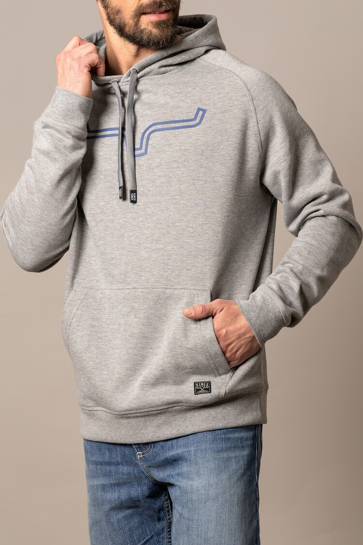 Kimes Ranch Outlier Hoodie Grey Blue