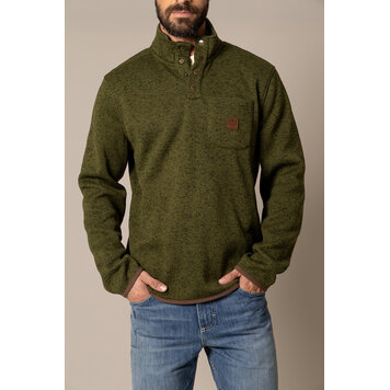 Kimes Ranch Julian Pullover Sweatshirt Army Green