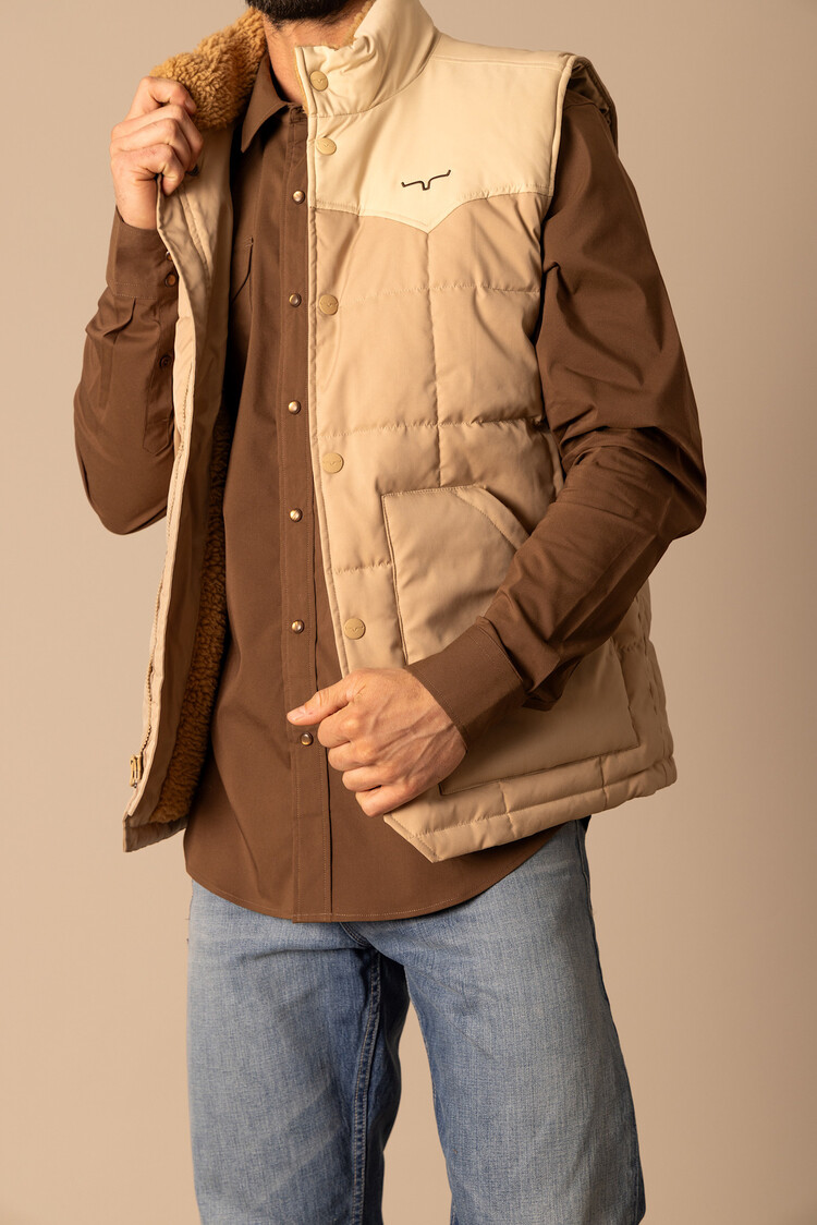 Kimes Ranch Muir Trail Vest Khaki