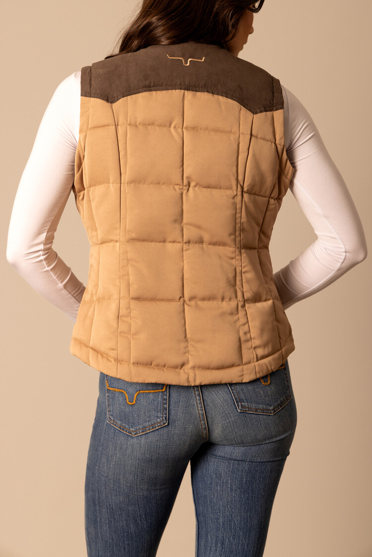 Kimes Ranch Lenora Zip Vest Coffee