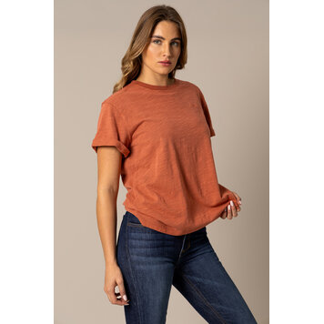 Kimes Ranch Ashley Tee Burnt Red