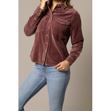 Kimes Ranch Bonnie Velveteen Snap Lilac