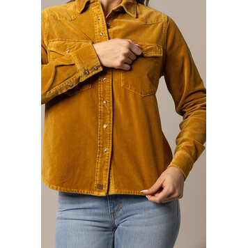 Kimes Ranch Bonnie Velveteen Snap Brown