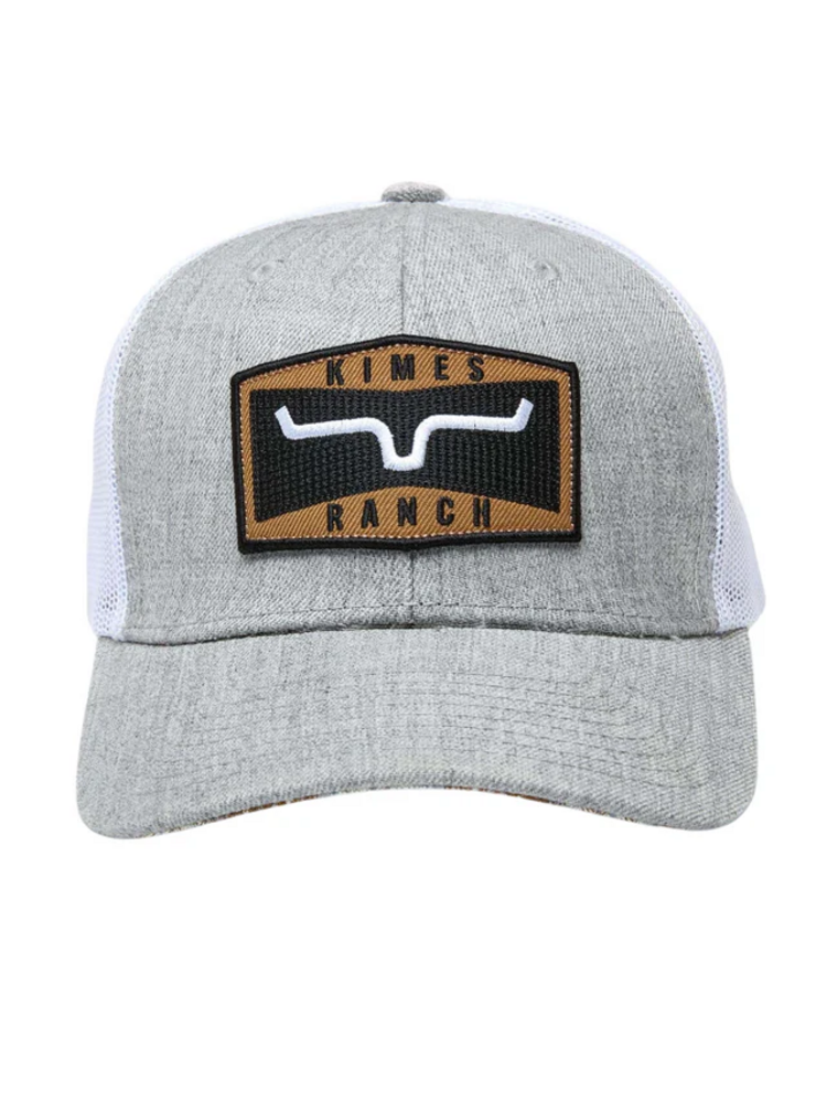 Kimes Ranch Railway Cap Grey Heather