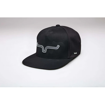 Kimes Ranch Hard Pressed Cap Black Camo