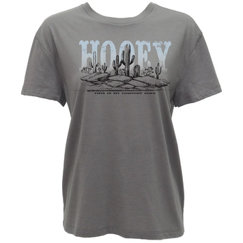 HOOey Sonora Desert Scene Grey Light Blue