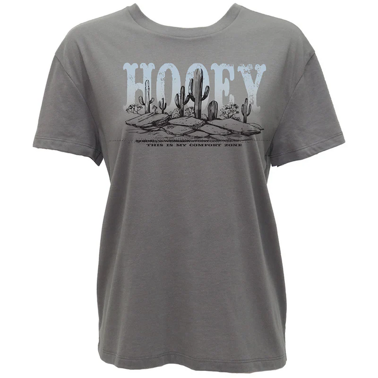 HOOey Sonora Desert Scene Grey Light Blue