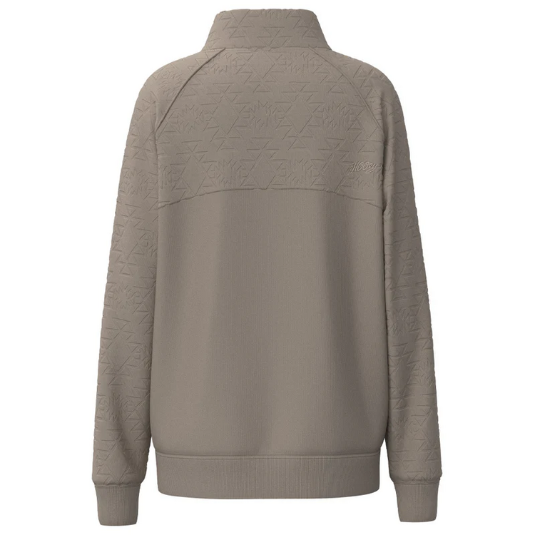 HOOey The Prime 1/4 Zip Taupe Pullover