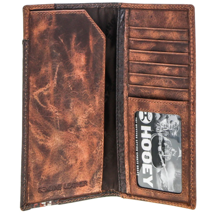 HOOey Tahonta Brown Tan Diamond Rodeo Wallet