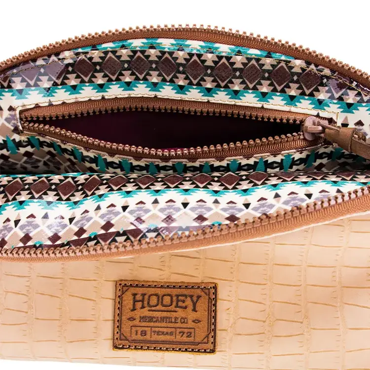 HOOey Sedona Moon Hooey Large Accessory Bag Cream/Tan
