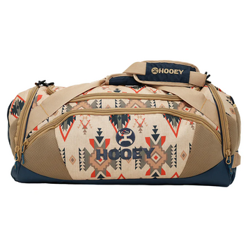 HOOey The Competitor Carry All Bag Tan Navy Aztec