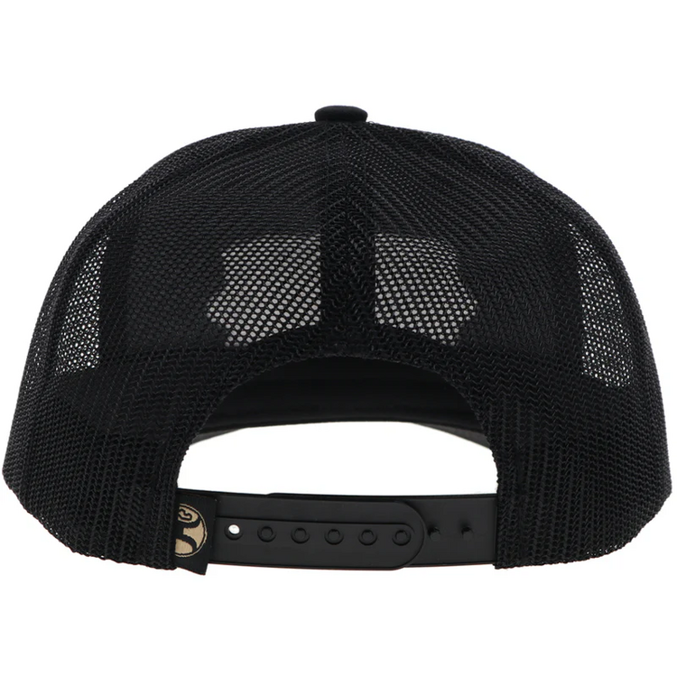 HOOey Diamond Hat Black Light Blue Black White Patch