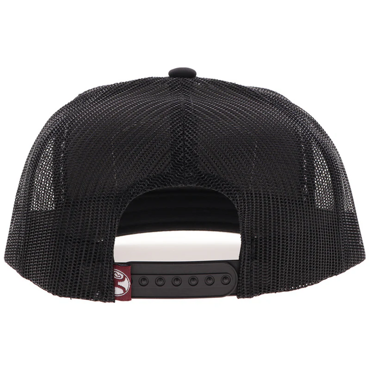 HOOey Trip Orange Black Leather Patch