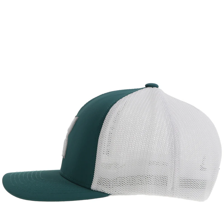 HOOey Coach FlexFit Hat Teal White