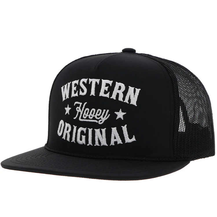 HOOey Knock Out Hat Black White
