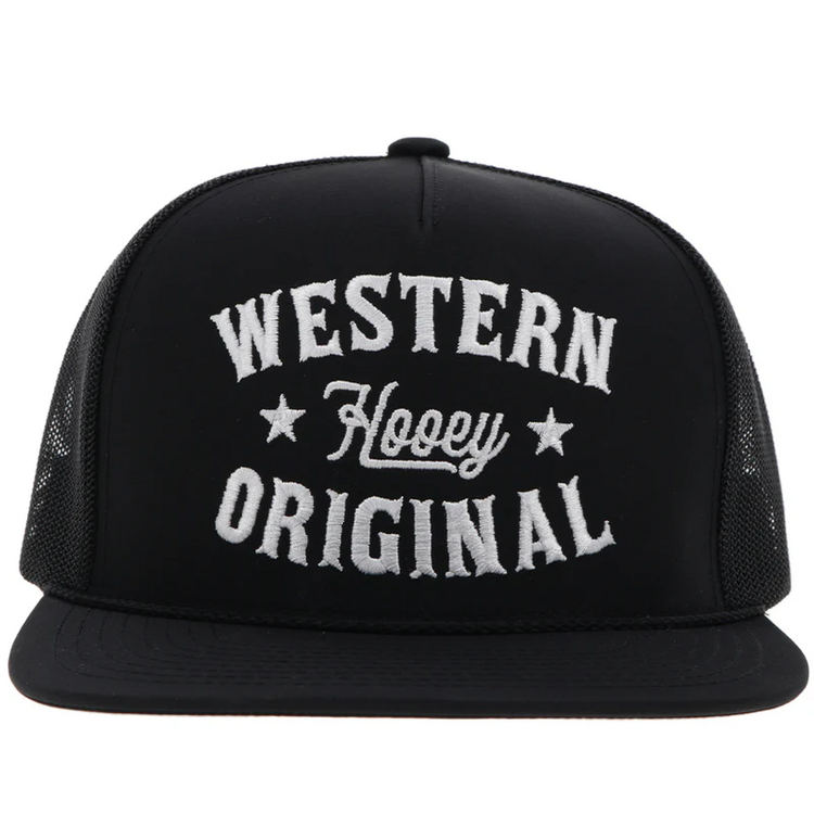 HOOey Knock Out Hat Black White